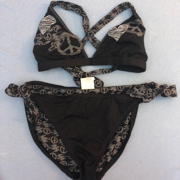 Lucky Brand Other - Lucky Brand Peace & Love Bikini